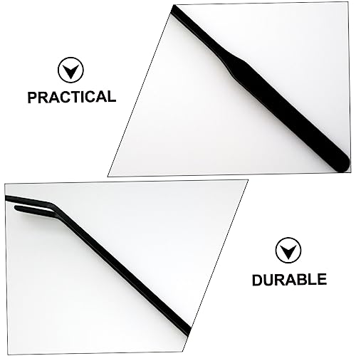 Yardwe Aquarium Scissor Tweezers Tongs Set 2pcs Cleaning Tools for Aquatic Plants Fish Tank Safe Stainless Steel Material