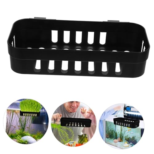 Toddmomy 2pcs Floating Plant Aquarium Moss Holder Suction Cups Hanging Fish Tank Planter Cups for Aquatic Plants Fish Tank Holder Aquarium Decorations