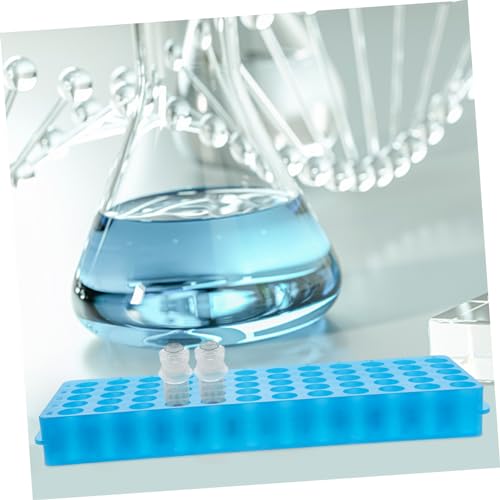 Veemoon 2pcs Reusable Test Tube Rack Organizers for Laboratory Double-Sided Sampling Tube Holder for Lightweight Design