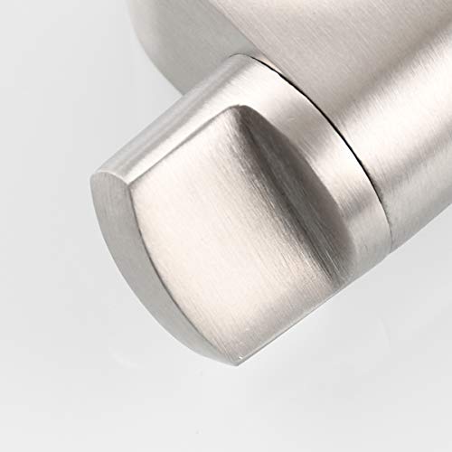 Tecmolog Adjustable Shower Head Holder for 25 mm Slide Bar, Stainless Steel Shower Bar Slider Holder Replacement Part Brushed Nickel, ST35 - color: Brushed Nickel