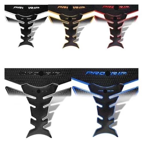 Universal Fuel Tank Sticker for Motorcycle Tank Pad Fish Bone Mat Oil Gas Tank Protector Motorcycle Cover Decal Gas Stickers Decals - color: Model C Golden