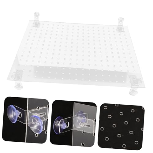 HANABASS 1set Acrylic Aquarium Divider Board Fish Tank Isolation Plate for Breeding Species Separation Safe Design