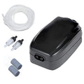 AQUANEAT Aquarium Air Pump, 100 Gal Fish Tank Air Pump, Hydroponic Oxygen Aerator with Airline Tubing, Bubbler Stones, Check Valve - size: 1-Pack