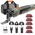 400W Oscillating Tool Kit, 6-Speed Corded Oscillating Multi-Tool with Quick Release, 4.5° Angle, Blades, Sanding Pad, Sandpapers, Scraper and Storage Bag