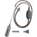 Fish Tank Vacuum Gravel Cleaner Flows Adjustable Fish Tank Siphon with Manual Pump & 3 Different Nozzles Quick & Conveneint Aquarium Water Changer for Home