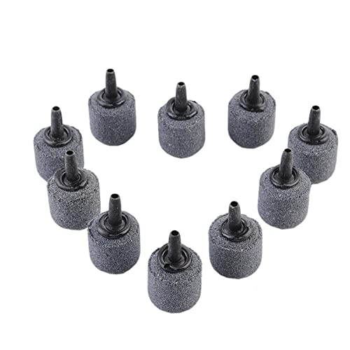 Air Stone Cylinder Bubble Diffuser Airstones for Aquarium 0.8/0.9inch Diffuser Release Tool for Nano Air Pumps Small Buckets and Fish Tanks