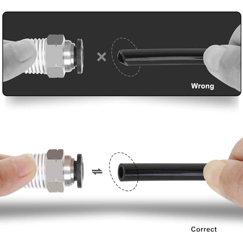 LokoCar Nylon Air Line 100ft 1/4" OD Pneumatic Nylon Tube DOT Approved SAE J844 Airline For Air Brake Tubing or Fluid Transfer Black - size: 1/4" OD 100 Feet