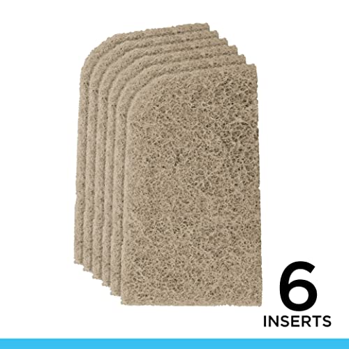 Fluval 306/307, 406/407 Ammonia Remover Pad, Replacement Aquarium Canister Filter Media, 6-Pack, for All Breed Sizes - style: Ammonia Remover