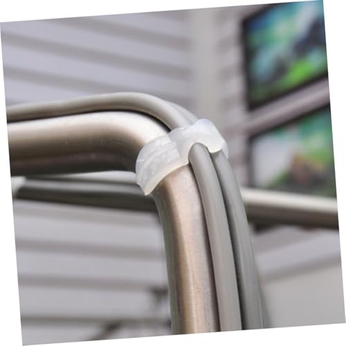 Happyyami Wire Light Stand Rope Light Mounting Clips Cable Clamps Cable Organizers for String Led Fixtures