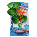 ColorBurstFlorals Broad Lily Leaf Mini Betta Silk Aquarium Plant