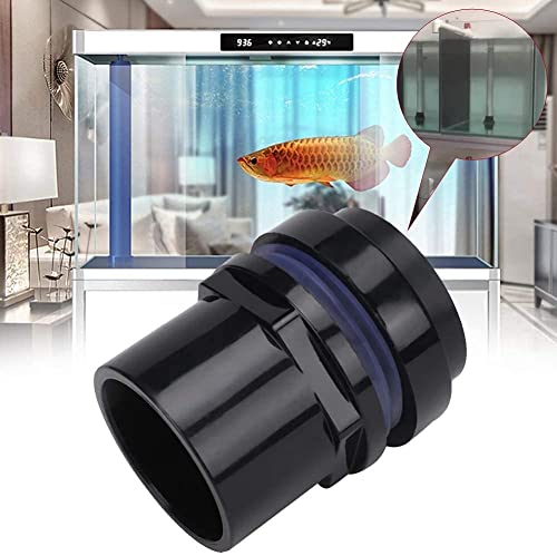 MroMax 32mm/1.26" ID PVC Aquarium Water Pipe Connector Joint Straight Tubes Hose Connector Fish Tanks Accessories 3pcs