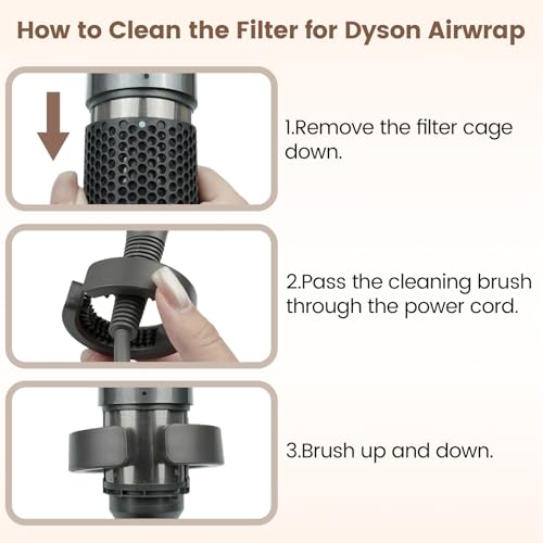 Filter Cleaning Brush Replacement for Dyson Airwrap HS01 HS05 HS08, Part NO. 969760-01