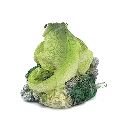 Aquarium Air Bubbler Decorations,Air Bubbler Decor Ornament for Fish Tank (Lizard)
