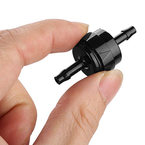 Non Return One Way Check Valve Spring Check One Way Non Return Inline Check Valve Fittings Valve For Fuel Gas Liquid Air 1/8" 3/16" 1/4" 5/16" (1/8")
