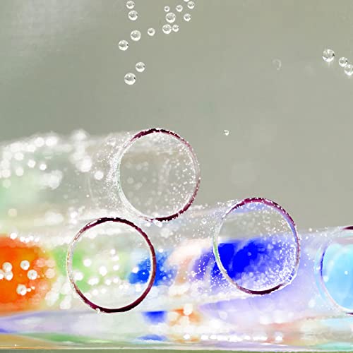 uxcell Clear Rigid Tubing 8mm(5/16'') ID x 10mm(25/64'') OD x 1Ft Length Round Plastic Polycarbonate Tube - size: 8mmx10mm