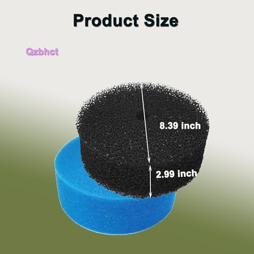 871980012549 032264 Blue and Black Sponge Filters Replacement for Pond Pump Pre-Filter Qfp900 and Qfp1250Uv Filter Pads