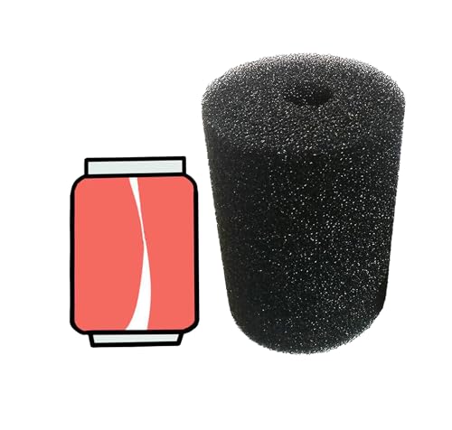 Delapan 5.91 inch Fish Foam Pre-Filter Sponges Compatible with Canister Filters Aquaclear 70/110 Filters X-Large Overflow Filter Box Intake Round - size: 1 pack