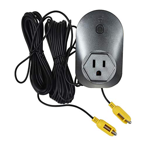 Briidea Hi-Lo Sump Pump Controller with Dual Float Switch and Overload Protection(Black) - color: Black