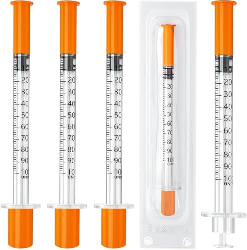 1ml 30G 5/16" 8mm Syringe, U-100 Lab Supplies, Individually Wrapped Pack of 30 - size: 1ml-30G-5/16", style: 30 Pack