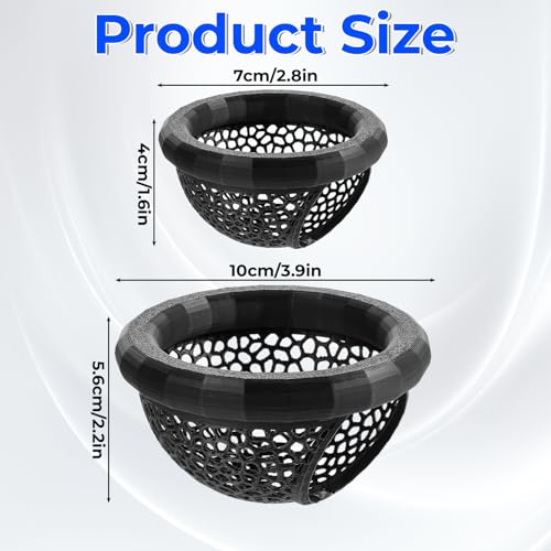 Betta Hammock Betta Fish Bed Floating Bettas Hide & Shrimp Cave, Aquarium Hiding Feeding Decorative Accessories, Safe Resting Spot for Betta-Fish, Shrimp and Small Fish (Black, 2 PCS)