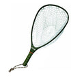 Aventik Fly Floating Fishing Net Carbon Fiber Landing Trout Net Light Weight Clear Rubber Ghost Net Catch & Release - color: Only Standard Green Net