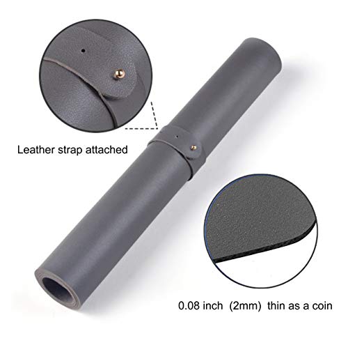 SUJAYU Dual Sided PU Leather Desk Pad, Mouse Pad, Office Desk Mat, Non-Slip Laptop Desk Pad, Waterproof Desk Writing Pad for Office and Home (23.6" x 11.8", Black) - color: Black, size: 11.8" x 23.6"