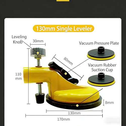 Adjustable Height Setter - Professional Countertop Leveling Tool for Granite, Marble, Quartz Tile & Wood Board - Aluminum Alloy Adjustable Height Setter