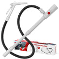 anngrowy Fuel Transfer Pump Battery Powered with Auto-Stop/Hand Trigger Nozzle, Gas Can Pump Transfer with 3.2/2.8 GPM, 51"/53.7" Hose, Liquid Transfer Pump for Oil, Gasoline, Diesel (Stick Stop) - style: Stick Stop