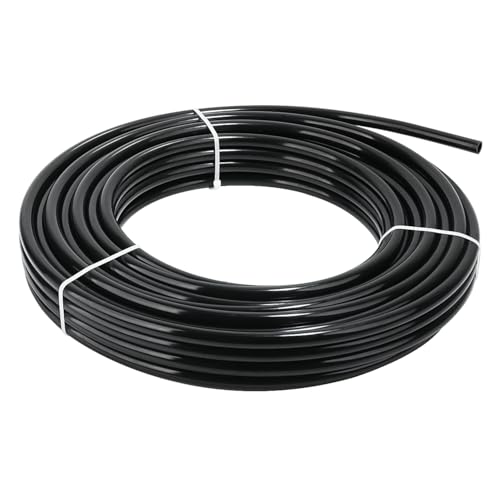 LokoCar Nylon Air Line 100ft 3/8" OD Pneumatic Nylon Tube DOT Approved SAE J844 Airline For Air Brake Tubing or Fluid Transfer Black - size: 3/8" OD 100 Feet