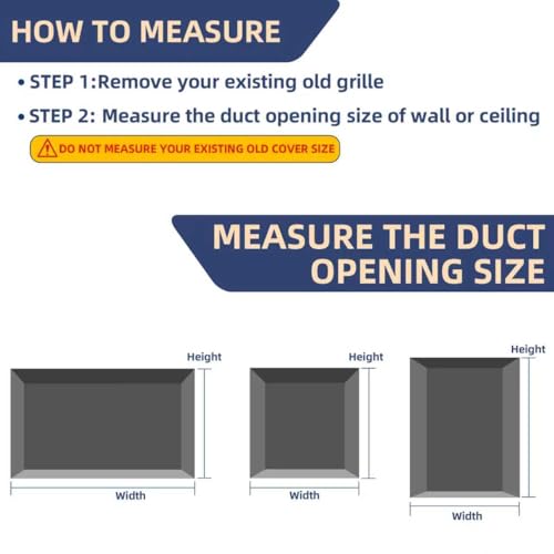 Return Air Filter Grille 20x20,Air Return Vent Cover Grill for 20"W x 20"H Duct Opening,Steel HVAC Vent Covers for Wall and Ceiling,Holds 1" Thick AC Filter - size: For 20''W×20''H-Duct Opening