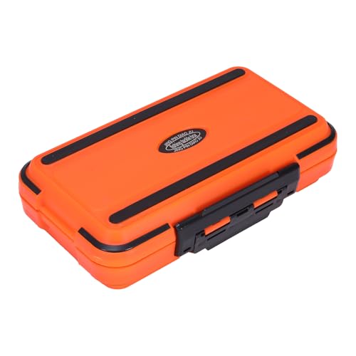 Small Parts Organizer with Dividers, 30-Compartments Hardware Tool Storage Box, Waterproof Seal & Locking Parts Organizers Case for Nail Screws, Nuts, Bolts, Orange