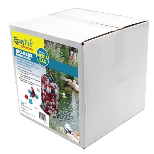 EasyPro BBM1 Bio-Blox Filter Media Polyester Material for Large Volume Filtration | 1 Cubic Foot Box | 500 Square Feet of Surface Area per Cubic Foot - size: 1 Cubic Feet