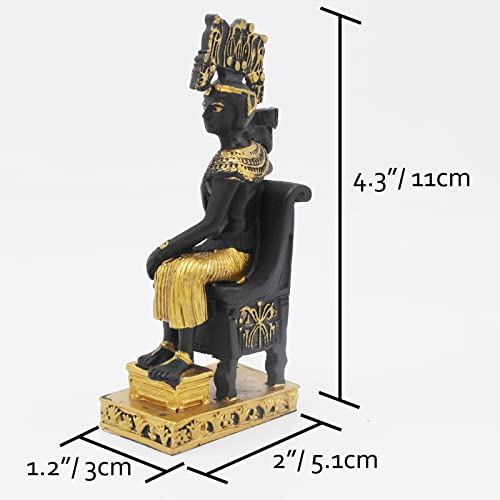 Cleopatra Ancient Egypt Aquarium Fish Tank Decorations Reptile Turtle Lizard Spider Tanks Terrarium Egyptian Sculpture Figurine Statue Décor Ornament Pet - color: Cleopatra