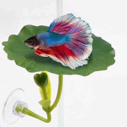 3 pcs Set Betta Fish Bed Leaf Hammock for Betta Fish, Practical Resting Spot, Comfortable Rest Area for Fish Aquarium Decoration Ornaments (3 x Green) - color: 3 x Green