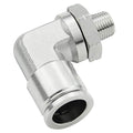 Beduan Push to Connect Fitting Elbow, 3/8" Tube OD x 1/8" NPT Male 90 Degree Elbow Adapter 304 Stainless Steel Air Union Fitting - size: 3/8"Tube OD-1/8"NPT, style: 1Pc