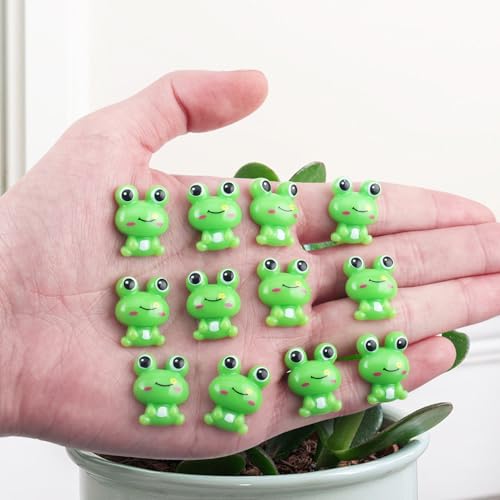 Tmtains Slime Charms Kawaii Resin Charms 3D Cute Nail Charm Mini Flatback Luminous Animal Charm Bulk Resin Jewelry Making Turtle Embellishments Supplies for Cell Phone Scrapbooking DIY Crafts - color: De 120Pcs Resin Frog