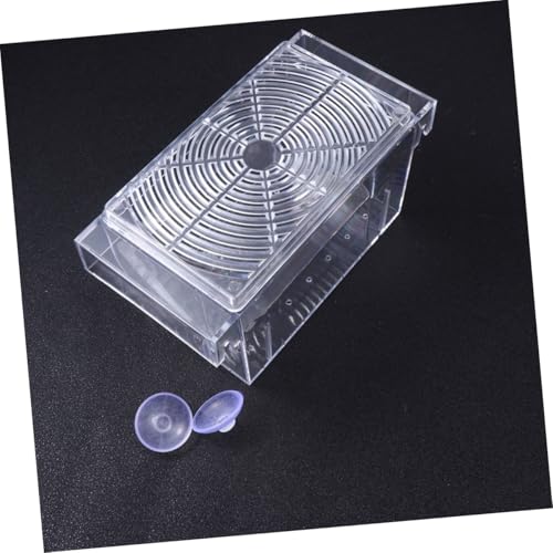 jojofuny Aquarium Breeding Tank Fish Isolation Box Acrylic Fish Hatching Incubator for Guppy and Betta Suitable for Home and Tank Breeders