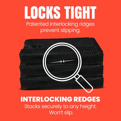 Wobble Wedge - Flexible Plastic Shims - Black - Multi-Purpose Wedges, Standard Size Wedge - 1.92" x 1.11" x 0.25" - size: 10