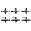 AQUANEAT Aquarium Control Valve, Metal Stainless Steel Gang Valve, Air Flow Distributor Splitter for Air Pump