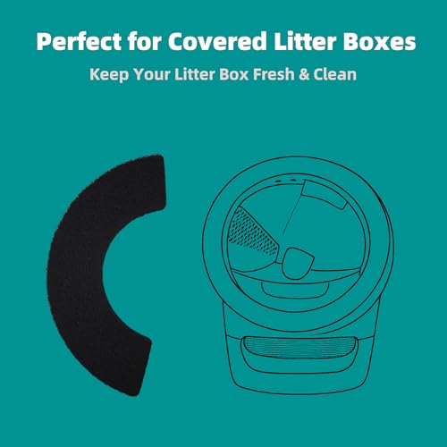 MEDUWEDU [10-Pack] Compatible with Model L4, Replacement Activated Charcoal Filters for Litter Box Carbon Premium Filter, Absorb Unpleasant Odors Control Damp from Pets and Keep Home Fresh - color: L4 Filters