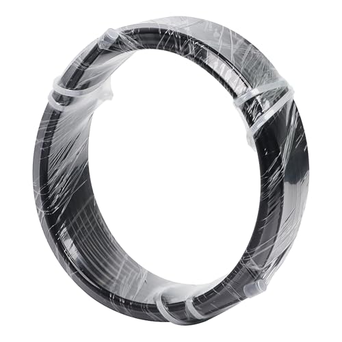 LokoCar Nylon Air Line 25ft 1/4" OD Pneumatic Nylon Tube DOT Approved SAE J844 Airline For Air Brake Tubing or Fluid Transfer Black - size: 1/4" OD 25 Feet