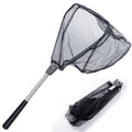 Neween Fishing Net, Foldable Collapsible Telescopic Fish Landing Net, Durable Nylon Material Mesh Landing Net for Easy Catching or Releasing for Trout - style: 21" Full Extended (Fixed Pole)
