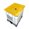 DENIOS® IBC Tote Funnel - 49.5"x42"x5" | Extra Large Funnel | Wide Mouth for IBC Totes | Perfect for Fast, Spill-Free Liquid Transfer | Heavy-Duty Large | Yellow | IBC Tote NOT Included - color: Yellow