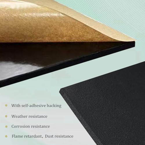 4 Pieces Adhesive Foam Padding 1/8 in Thick X 4 in X 4 in, Anti Vibration Pads, Closed Cell Foam Pads for Anti-Slip, Shock Absorption - size: 4in X 4in X 1/8in, style: With adhesive,Foam