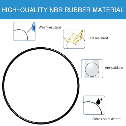 O-Ring A20038 A-20038 Replacement for Fluval 104, 105, 106, 107, 204, 205, 206, 207 Motor Head Lid Seal Ring (2 Pack)