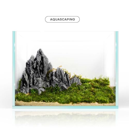 FZONE Aquarium Rocks Aquascaping, Resin Seiryu Rock for Aquascaping - size: 03 Seiryu Stone: 11.02" × 5.5" × 7.08"