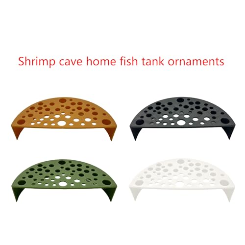 Delicate Landscape Hallowed Cave Terrarium Hideouts Shrimp Hideouts Statue Aquariums Habitat Decors - size: Green