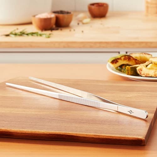 Küchenprofi 12-Inch Tweezer Tongs in 18/10 Stainless Steel - size: 12 Inch (Pack of 1)
