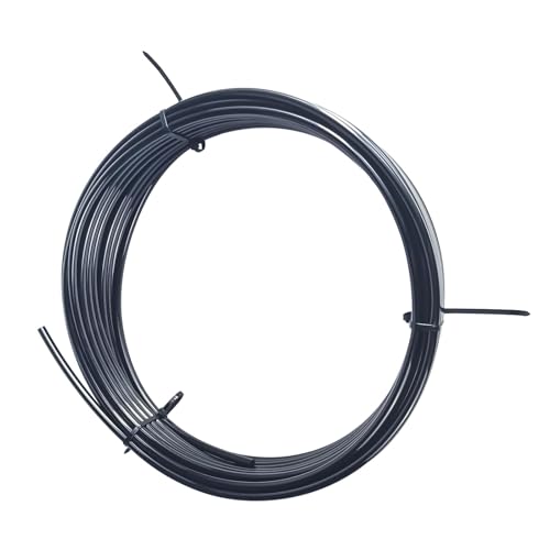 1/4" Black Nylon Air Line Tubing - 32.8 FT Air Hose, DOT Approved for Air Brake Tubing Suspension Or Fluid Transfer - size: 1/4"OD 32.8FT