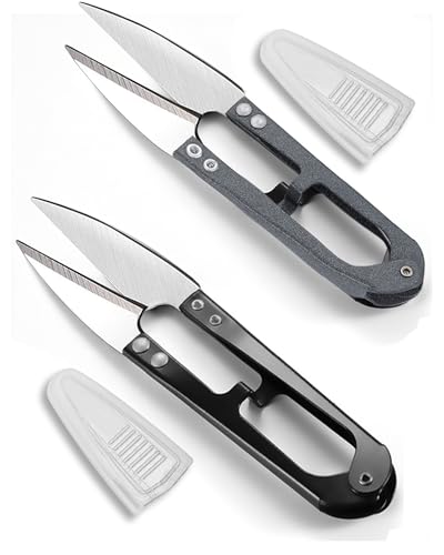2 Pcs Bonsai Pruning Scissors for plants, Mini plant trimmers & Sewing Snips for Bud Leaves Flowers Stitch Embroidery Knitting DIY Crafts